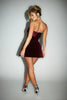 Wine Red Skylar Mini Dress
